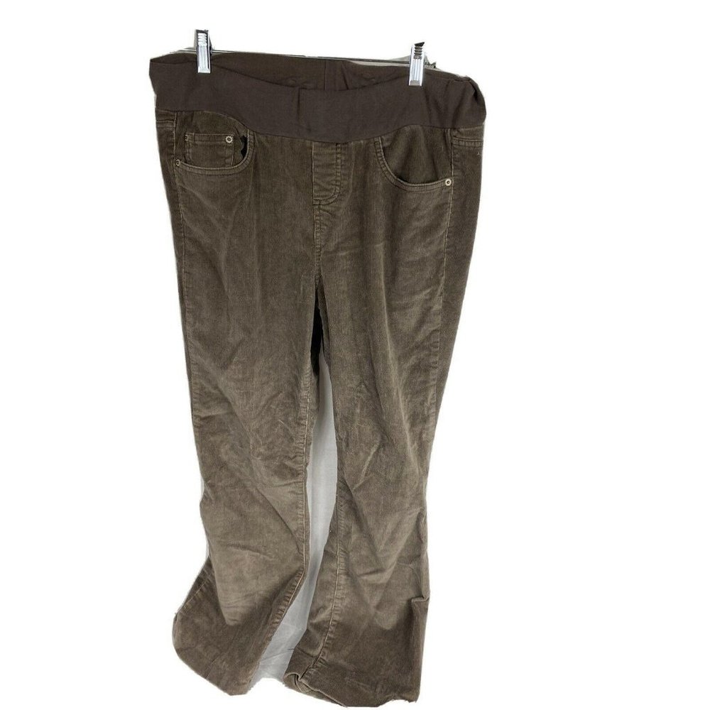 MOTHERHOOD MATERNITY $49 Brown Corduroy Pants Size